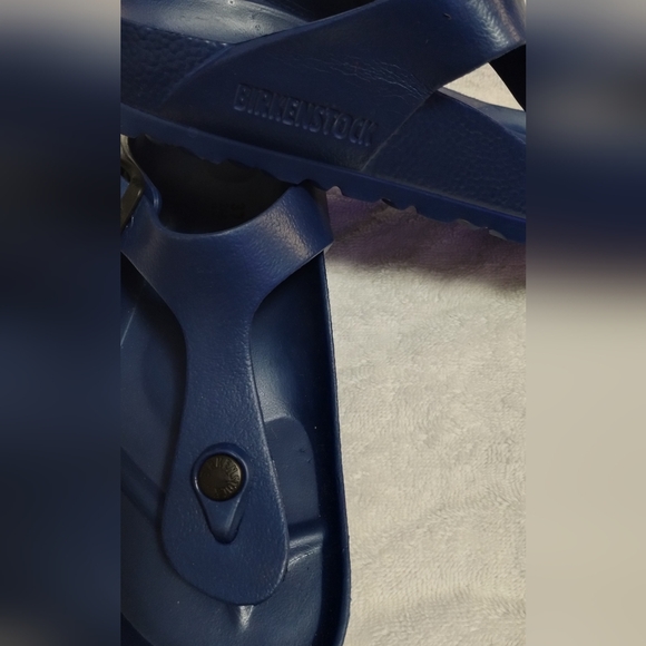 Birkenstock EVA Sandals Blue Size 37 (US L6 M4) Waterproof Lightweight EUC - Picture 2 of 9